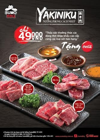Yakiniku - Niềm tự hào của phong cách nướng Nhật Bản - 3 Thỏa thích thưởng thức Yakiniku chính hiệu tại SumoBBQ