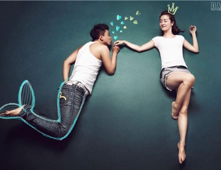 Bộ ảnh lãng mạn và ngọt ngào của cặp đôi Tân hoàn châu cách cách