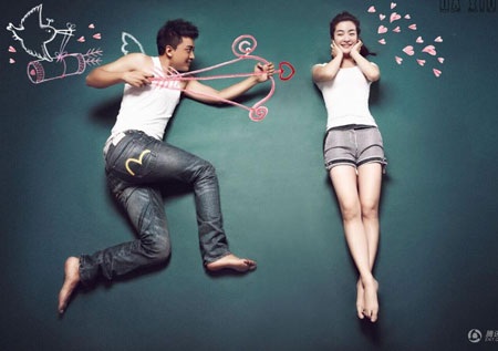 Bộ ảnh lãng mạn và ngọt ngào của cặp đôi Tân hoàn châu cách cách