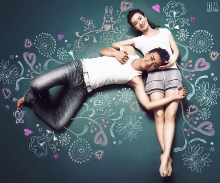 Bộ ảnh được vẽ thêm graffiti cho sinh động 