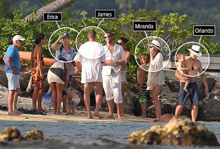 Du thuyền sang trọng nơi Orlando và bạn gái hiện tại Erica đang nghỉ dưỡng cùng nhau.