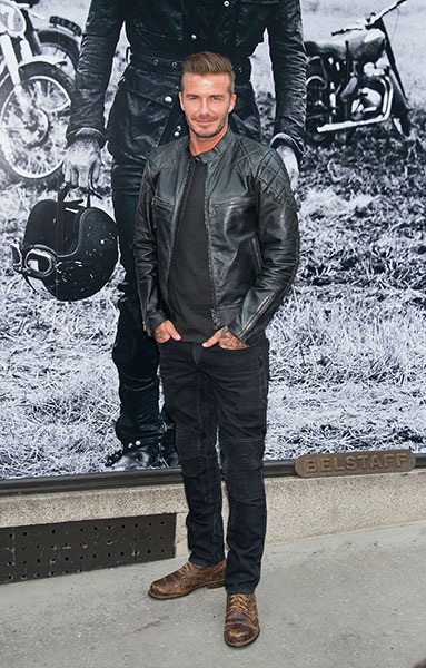 Nối bước bà xã Victoria, David cũng bước chân vào lĩnh vực thời trang.