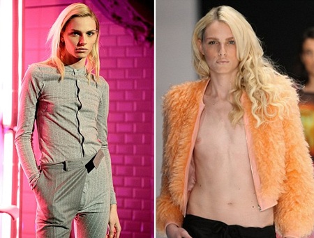 Siêu mẫu chuyển giới kể về hành trình thành phụ nữ - 2 Siêu mẫu 23 tuổi trình diễn cả trang phục nam và nữ.