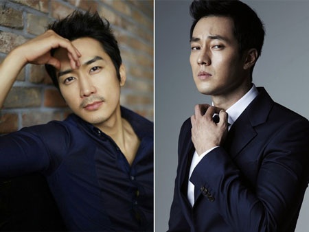 Song Seung Hun mong So Ji Sub sớm lấy vợ - 1 Song Seung Hun (trái) và So Ji Sub đã là bạn bè thân thiết suốt 20 năm qua.