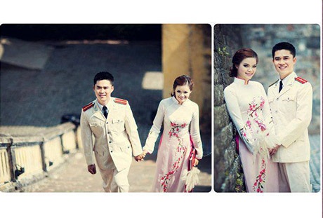 Hình ảnh lãng mạn của những cặp đôi cảnh sát - 11 Mai Châm