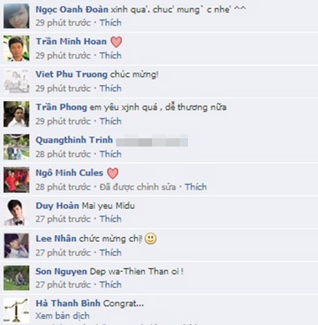 Midu đẹp rạng ngời trong ngày tốt nghiệp đại học - 2 Bạn bè, fan chúc mừng Midu