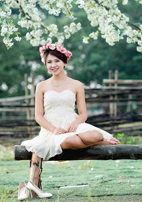 Thiếu nữ Hà thành dịu dàng thu sang - 6 Mai Châm
