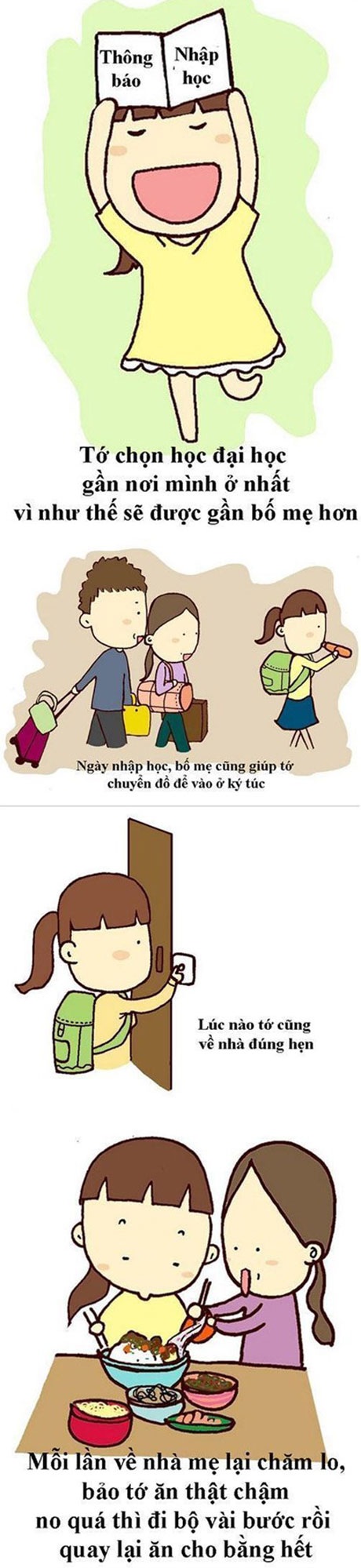 Xúc động câu chuyện của nữ sinh về lòng biết ơn cha mẹ - 10 Huy Khánh