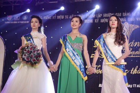 Top 3 cô gái xuất sắc nhất cuộc thi