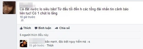 Cộng đồng mạng “nín thở” theo dõi đường đi của siêu bão - 12 Tình hình bão lũ là chủ đề được nói tới nhiều nhất trên mạng hiện nay