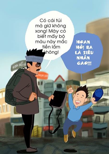 Xúc động tình phụ tử của người cha "khó tính" - 18 Huy Khánh