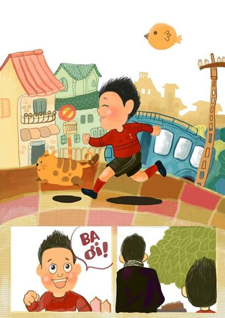 Xúc động tình phụ tử của người cha "khó tính" - 2 Huy Khánh