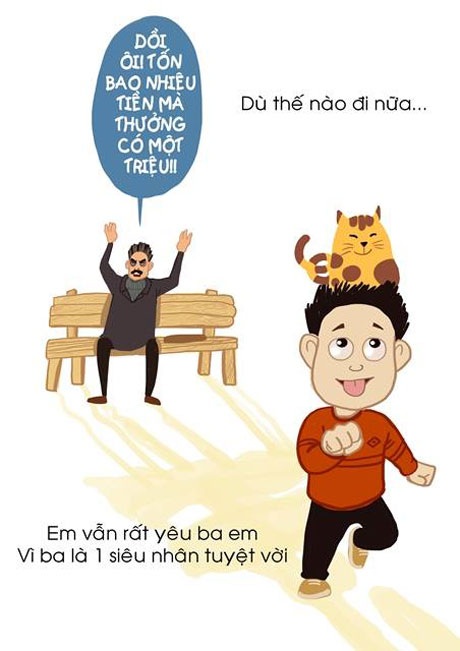 Xúc động tình phụ tử của người cha "khó tính" - 21 Huy Khánh