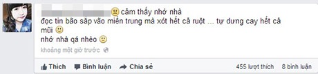 Cộng đồng mạng “nín thở” theo dõi đường đi của siêu bão - 3 Những người con xa nhà lo lắng bão đổ bộ vào quê hương
