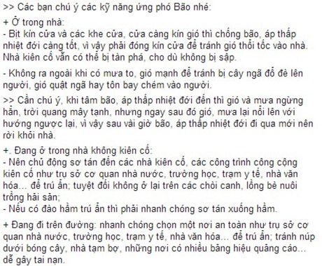 Cộng đồng mạng “nín thở” theo dõi đường đi của siêu bão - 6 Chia sẻ về cách chằng chống nhà cửa, đối phó bão