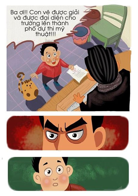 Xúc động tình phụ tử của người cha "khó tính" - 7 Huy Khánh