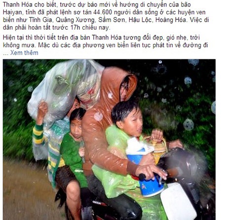 Cộng đồng mạng “nín thở” theo dõi đường đi của siêu bão - 8 Việc di dân phòng chống bão ở Thanh Hoá
