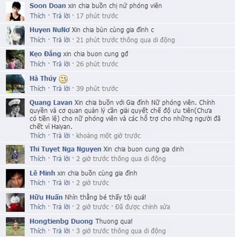 Cộng đồng mạng tiếc thương nữ phóng viên quả cảm