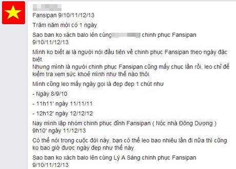 Rủ nhau leo Fansipan mừng ngày 11/12/13 “trăm năm có một” - 2 Bàn kế hoạch chi tiết chinh phục Fansipan lúc 9h10' ngày 11/12/13