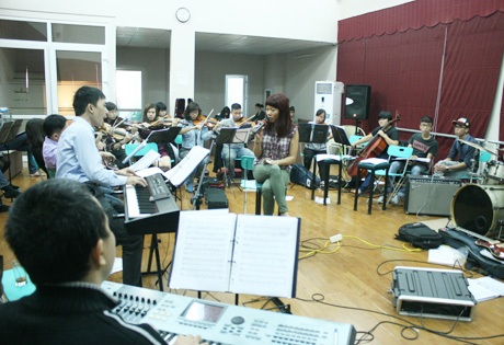 Toàn cảnh phòng tập của các nghệ sĩ live show 