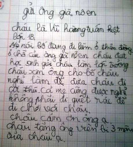 4 lá thư tay năm 2013 khiến dân mạng nhớ mãi