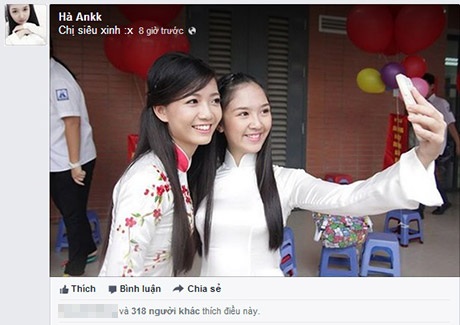 Thiếu nữ xinh xắn tưng bừng khoe ảnh khai giảng - 5 Hà Anh