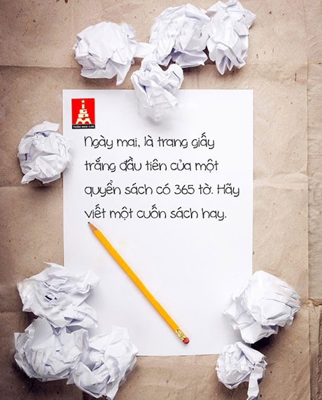 Và thông điệp ý nghĩa về một năm mới - khởi đầu mới