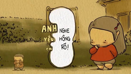 Clip hoạt hình đáng yêu “Em có yêu anh không” - 3 Hình ảnh trong clip