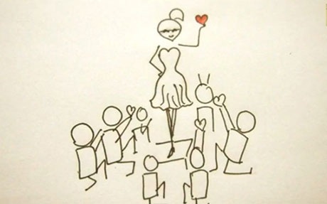 Ảnh hoạt hình sinh động trong clip