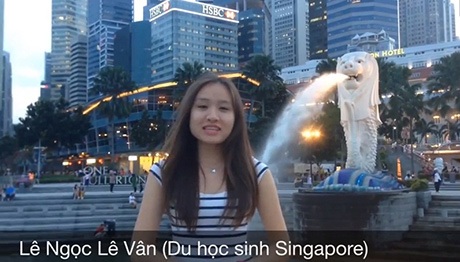 Hình ảnh trong clip chúc Tết của các du học sinh