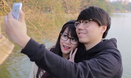 Hình ảnh trong clip chúc Tết của các du học sinh