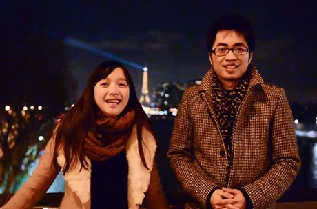 Hình ảnh trong clip chúc Tết của các du học sinh