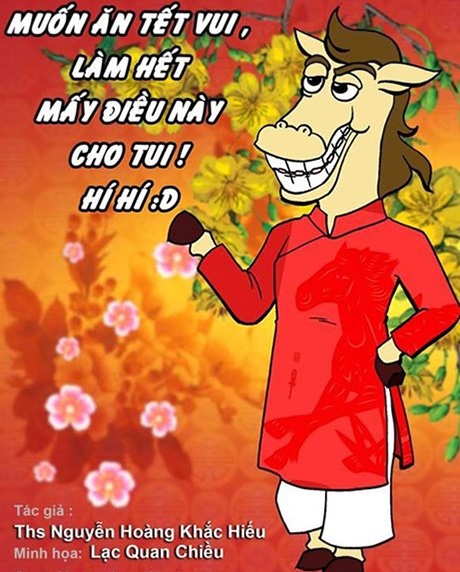 Chùm ảnh vui “Tết của thanh niên nghiêm túc” - 13 Mai Châm