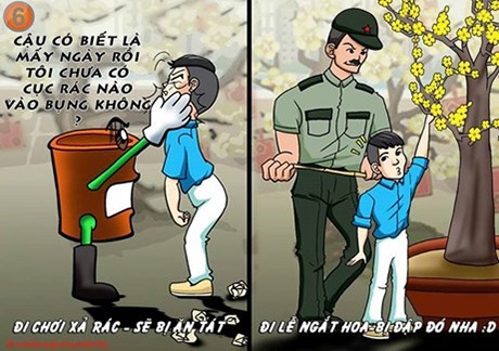 Chùm ảnh vui “Tết của thanh niên nghiêm túc” - 12 Mai Châm