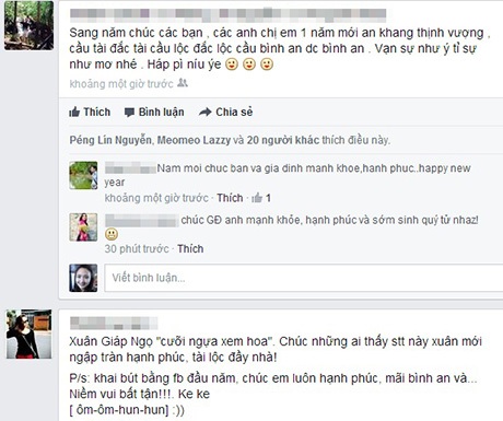 Những lời chúc chân tình và sáng tạo