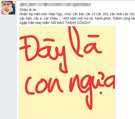 Dân mạng nhanh tay đăng tải lời chúc Tết lên mạng, phổ biến nhất là câu Mã đáo thành công