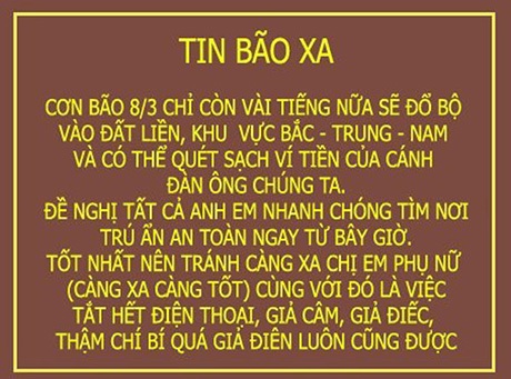 Tưng bừng không khí ngày 8/3 trong những bức ảnh chế - 7 Cảnh báo trước ngày 8/3