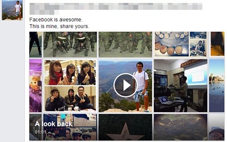 Dân mạng "ngả nghiêng" với clip "soi" quá khứ của Facebook - 7 Video A look back đang ngập tràn trên Facebook