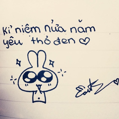 "Thánh nháp” Thảo Vân kể chuyện tình yêu qua tranh vẽ ngộ nghĩnh - 2 Huy Khánh