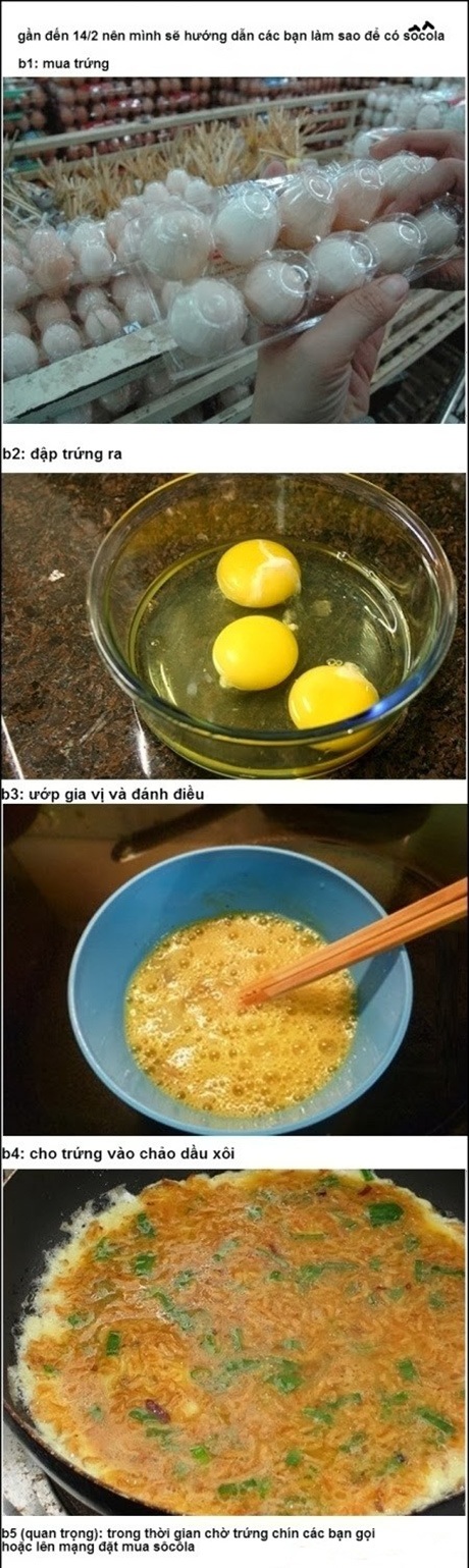 Cú lừa ngoạn mục hướng dẫn bạn trẻ làm sô cô la Tình Nhân