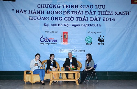 Chương trình giao lưu chủ đề môi trường tại ĐH Hà Nội
