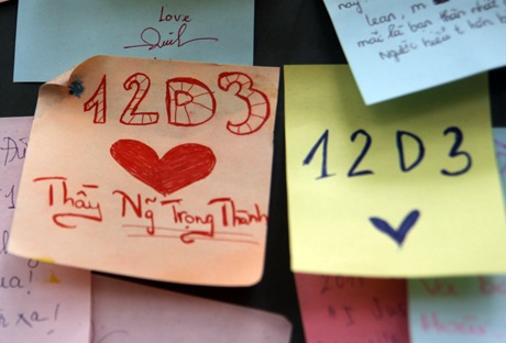 Tình cảm thầy trò dành cho nhau