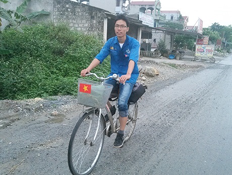 Ảnh trên đường đi của Khiêm tại Ninh Bình