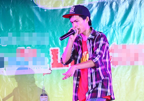 Tiết mục beatbox sôi động của Nguyễn Quốc Cường