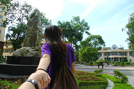 Sáng tạo Đưa em đi khắp học viện của SV Báo chí