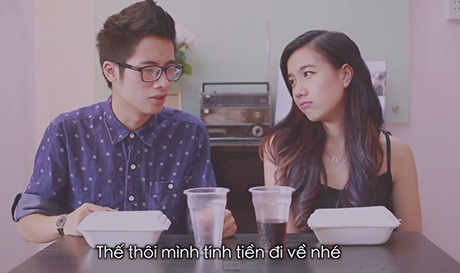 Clip hài hước kỉ niệm 1 năm tình yêu của JVermind và Mie - 3 Khoảng cách và thẹn thùng khi cả hai mới quen