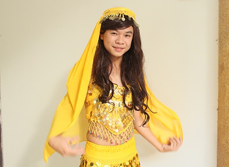 Thí sinh Phạm Anh Vũ giả gái thi múa