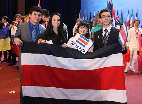 Đoàn Costa Rica tại IChO 2014.