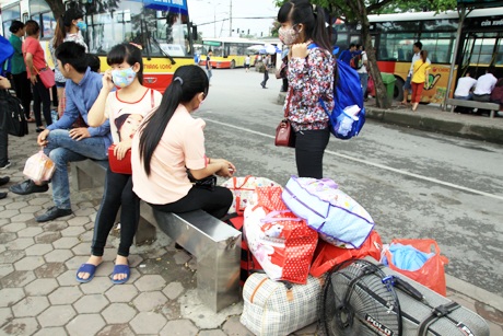 Có những sĩ tử mang theo cả kho hành lý