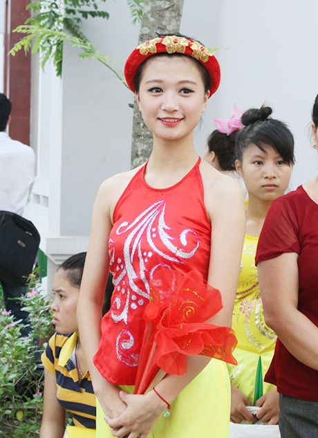 Các bạn cho biết khá run trước khi vào phòng thi dù đã tập luyện kĩ lưỡng.